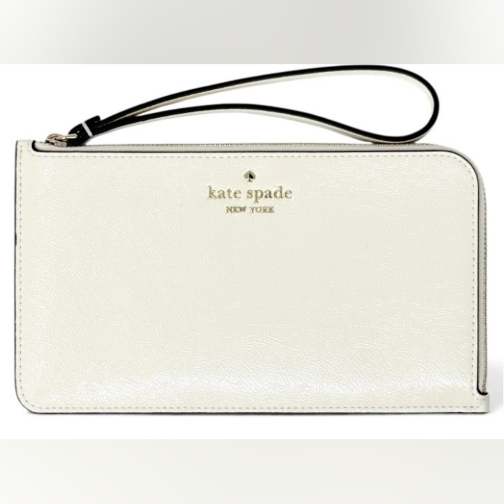 Kate Spade New York Staci Leather Zip Wristlet In Pale Sapphirine BNWT - Picture 5 of 11